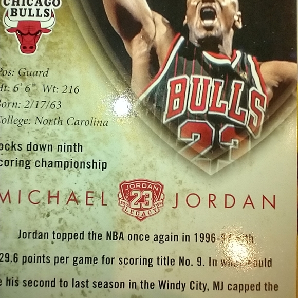 Micheal Jordon UPPER DECK basketball card - Picture 5 of 6